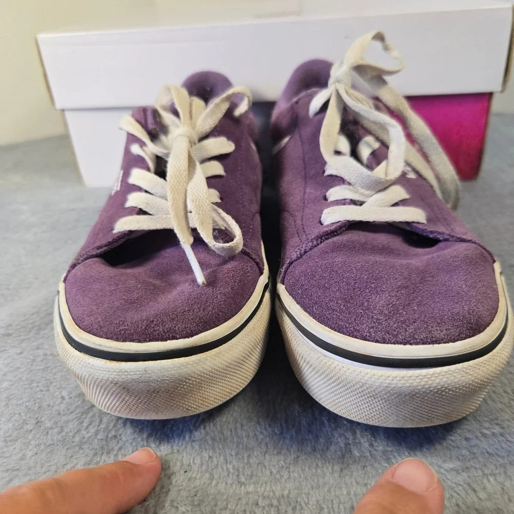 Vans Missy Purple Suede Low Top Platform Sneakers Kids Size‎ 3.0 721356